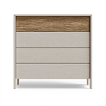 Комод 4 ящика с подсветкой на рельефном фасаде Warm Industrial варинант исполнения - 5 | Loft Concept во Владивостоке