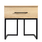 Тумба прикроватная с ящиком в стиле лофт Urban Style Space 2 варинант исполнения - 3 | Loft Concept во Владивостоке