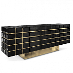 Дизайнерский комод в сочетании черного и золотого цвета Nubian варинант исполнения - 1 | Loft Concept во Владивостоке