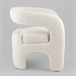 Кресло дизайнерское для лаунж зоны жемчужного цвета Pearl Lounge варинант исполнения - 8 | Loft Concept во Владивостоке