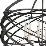 Люстра черная из эллиптических элементов Overlapping Orbits варинант исполнения - 1 | Loft Concept во Владивостоке