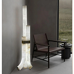 Торшер геометрический с тремя мраморными плафонами Marble Tripod варинант исполнения - 6 | Loft Concept во Владивостоке