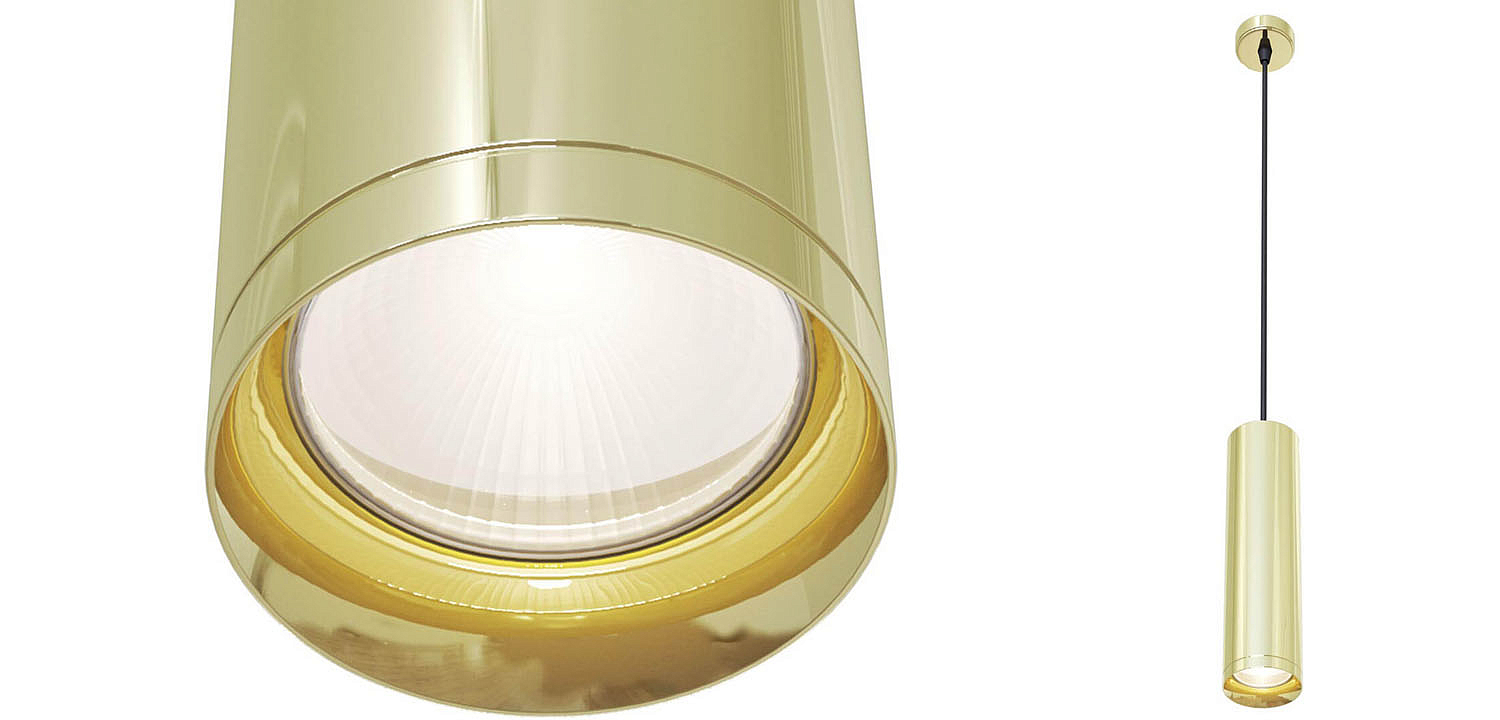 Подвесной светильник Trumpet tube gold 30 Подвесной светильник Trumpet tube gold 30 - Loft-Concept во Владивостоке
