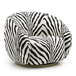 Кресло Bear с принтом Зебра варинант исполнения - 1 | Loft Concept во Владивостоке