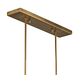 Люстра прямоугольная из толстого литого стекла Cast Glass варинант исполнения - 5 | Loft Concept во Владивостоке