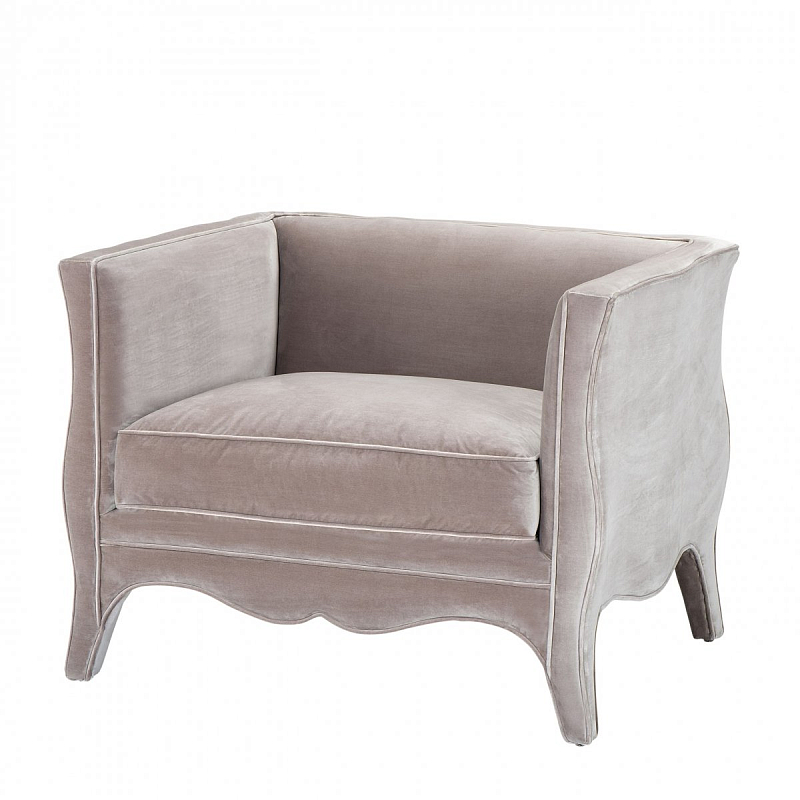 Кресло Eichholtz Chair Bouton Розовый пастельный Кресло Eichholtz Chair Bouton Розовый пастельный во Владивостоке | Loft Concept