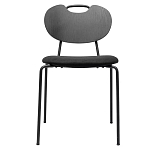 Стул с мягким сиденьем черный Stool Loft Black варинант исполнения - 1 | Loft Concept во Владивостоке
