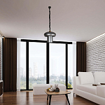 Подвесной светильник с серым металлическим плафоном Capability варинант исполнения - 2 | Loft Concept во Владивостоке