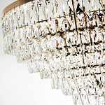 Люстра с прямоугольными хрустальными подвесками Lunet Crystal Rectangulars Chandelier 18 варинант исполнения - 2 | Loft Concept во Владивостоке