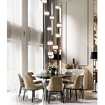 Каскадная люстра с сферическими плафонами из акрила Veva Lamps Chandelier варинант исполнения - 4 | Loft Concept во Владивостоке