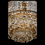 Люстра хрустальная в неоклассическом стиле на золотистом каркасе Majesty варинант исполнения - 4 | Loft Concept во Владивостоке