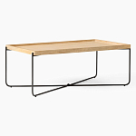 Журнальный стол с прямоугольной деревянной столешницей Urban Style Space варинант исполнения - 1 | Loft Concept во Владивостоке