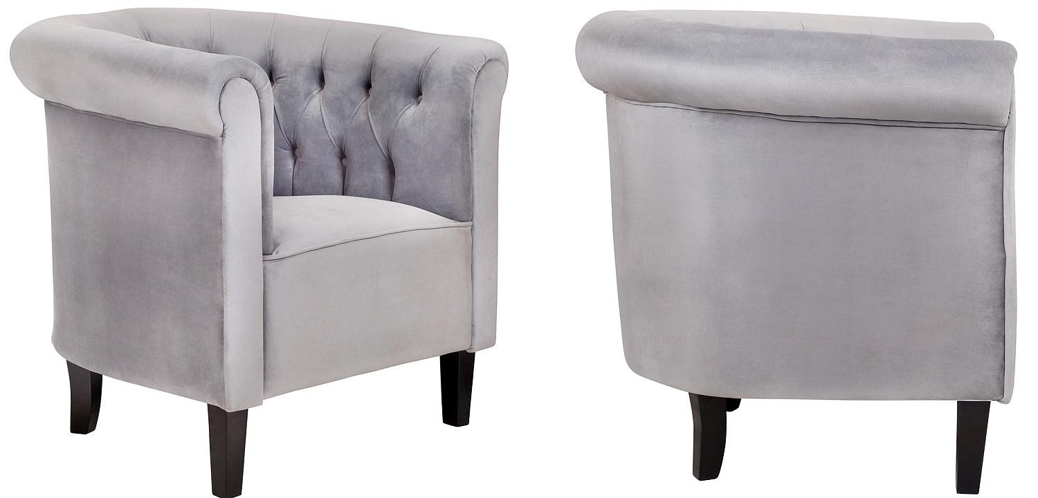 Кресло Cesare Armchair grey Кресло Cesare Armchair grey - Loft-Concept во Владивостоке
