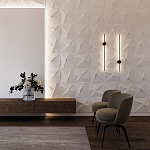 Гипсовая 3D Панель D-01 варинант исполнения - 1 | Loft Concept во Владивостоке