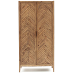 Шкаф из массива сосны с орнаментом "Ёлочка" Geometric Ornament варинант исполнения - 1 | Loft Concept во Владивостоке