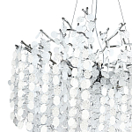 Люстра с круглыми хрустальными подвесками Fairytree Chrome Crystal Branches Chandelier 10 варинант исполнения - 3 | Loft Concept во Владивостоке