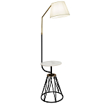 Торшер с абажуром и приставным столом Ottavio Lighting and Furniture Floor Lamp варинант исполнения - 1 | Loft Concept во Владивостоке