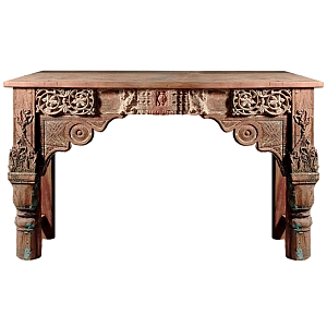 Резная индийская Консоль с Орнаментом 