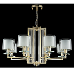 Люстра с 8-ю цилиндрическими плафонами из стекла Laurent варинант исполнения - 3 | Loft Concept во Владивостоке