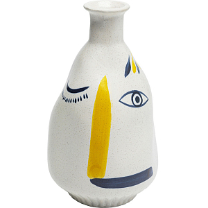 Ваза Abstract Face Yellow