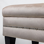 Мягкая банкетка с зоной для хранения Casket Beige варинант исполнения - 3 | Loft Concept во Владивостоке