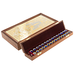 Нарды настольные из натурального камня лазурит и долерит Backgammon from Stone варинант исполнения - 4 | Loft Concept во Владивостоке