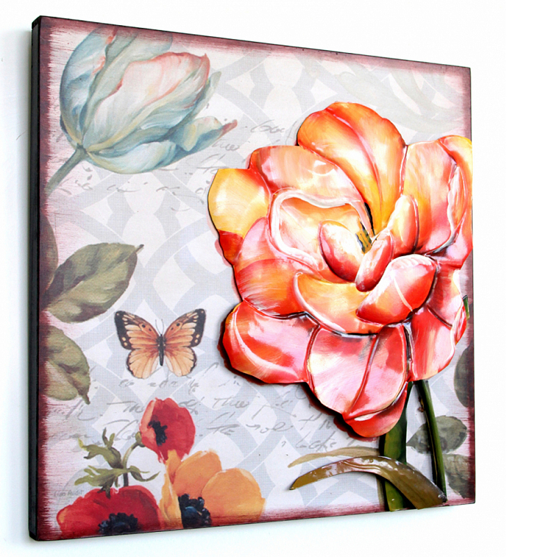 Аксессуар настенный из металла Blank Space Flower Мульти во Владивостоке | Loft Concept 