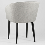 Мягкое кресло на металлических ножках Shaggy Grey варинант исполнения - 5 | Loft Concept во Владивостоке