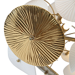 Люстра с белыми и золотистыми цветами Dahlia Flowers Lamp варинант исполнения - 6 | Loft Concept во Владивостоке