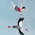 Плитка с узором Аист варинант исполнения - 3 | Loft Concept во Владивостоке