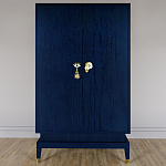 Платяной шкаф Elsa Dreams Blue с 2-мя фасадами варинант исполнения - 5 | Loft Concept во Владивостоке