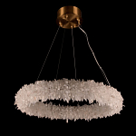Люстра круглая с натуральным горным хрусталем Crystal Shimmer варинант исполнения - 3 | Loft Concept во Владивостоке