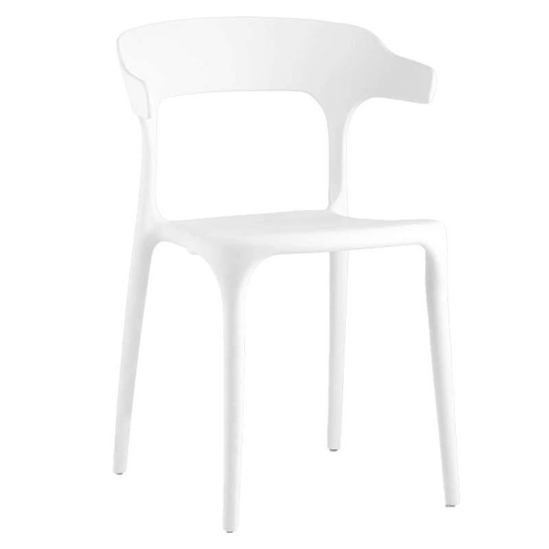 Стул Joris White Plastic Белый во Владивостоке | Loft Concept 