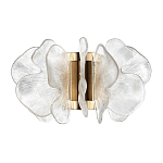 Бра с крупными прозрачными лепестками с рельефной поверхностью Ethereal Bloom варинант исполнения - 1 | Loft Concept во Владивостоке
