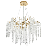 Люстра с декором в виде ветвей с хрустальными подвесками Fairytree Gold Crystal Chandelier 8 варинант исполнения - 2 | Loft Concept во Владивостоке