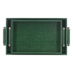 Комплект из двух прямоугольных подносов зеленого цвета Serpent варинант исполнения - 1 | Loft Concept во Владивостоке