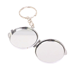 Зеркало брелок карманное двухстороннее из натурального камня Оникс Silver Stone Mirrors варинант исполнения - 6 | Loft Concept во Владивостоке