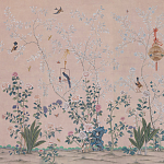 Обои ручная роспись Cecily pink варинант исполнения - 1 | Loft Concept во Владивостоке