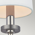 Бра для ванных комнат с белым тканевым цилиндрическим плафоном Feiss варинант исполнения - 2 | Loft Concept во Владивостоке