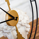 Часы настенные круглые из металла Mirror Tower Clock варинант исполнения - 2 | Loft Concept во Владивостоке