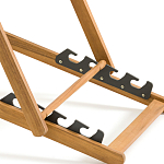 Шезлонг из акации и ткани Argentina варинант исполнения - 9 | Loft Concept во Владивостоке