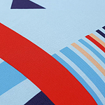 Подушка декоративная из хлопка по мотивам нанайских орнаментов Ural and Siberian Patterns варинант исполнения - 4 | Loft Concept во Владивостоке