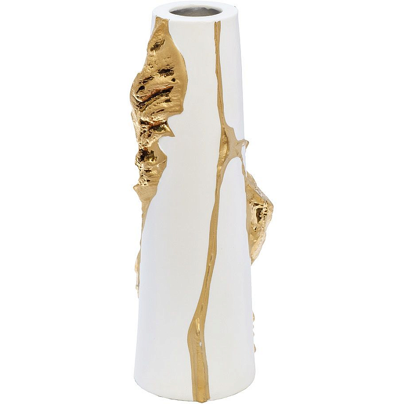 Ваза Rhea white with gold 24 Белый Золотой Ваза Rhea white with gold 24 Белый Золотой во Владивостоке | Loft Concept