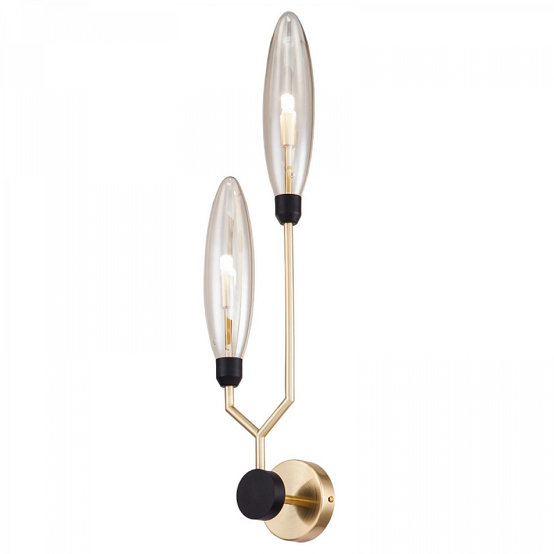 Бра Morosini Sconces Золотой Янтарь (Amber) Черный во Владивостоке | Loft Concept 