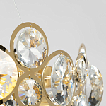 Люстра подвесная из золотых колец 57 см Golden Circles варинант исполнения - 7 | Loft Concept во Владивостоке