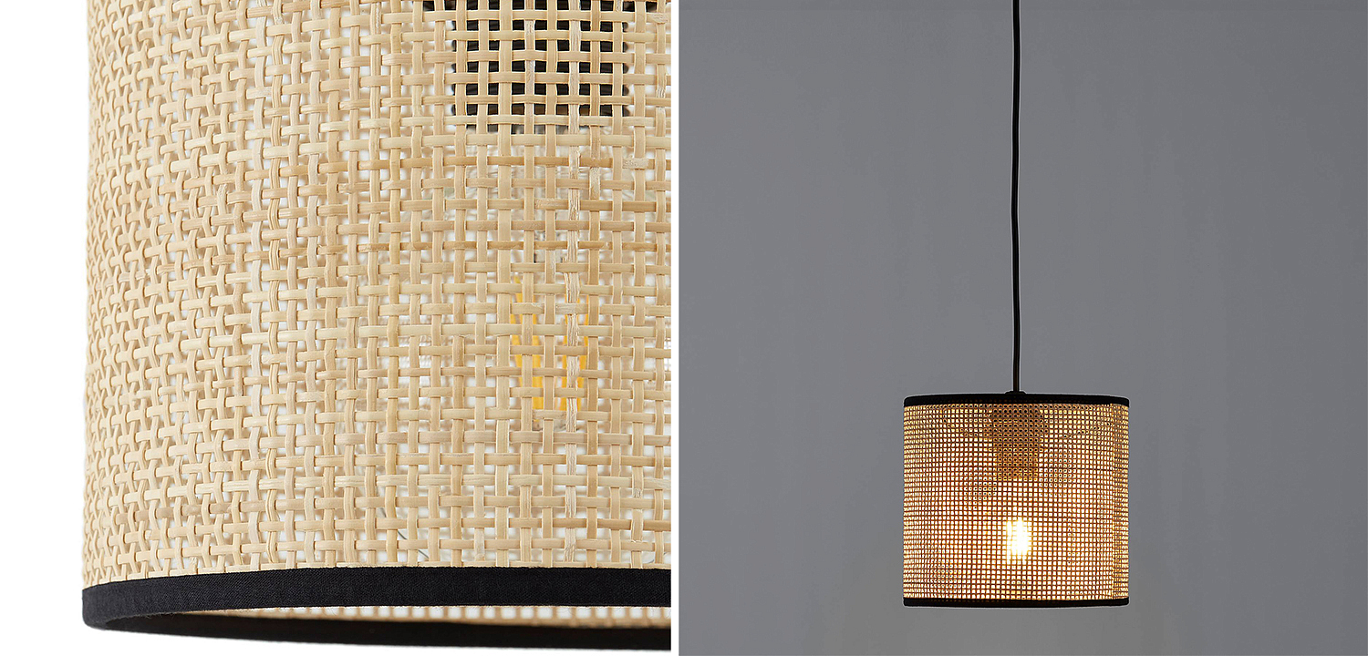Подвесной светильник Ottar Wicker beige black Подвесной светильник Ottar Wicker beige black - Loft-Concept во Владивостоке