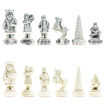 Шахматы Северные народы в ларце из натурального бука Decorative Thematic Chess варинант исполнения - 5 | Loft Concept во Владивостоке