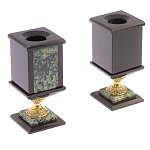 Настольный письменный набор из нефрита на ножках Executive Recruitment варинант исполнения - 3 | Loft Concept во Владивостоке