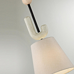 Подвесной светильник с бежевым тканевым плафоном Flourish варинант исполнения - 4 | Loft Concept во Владивостоке