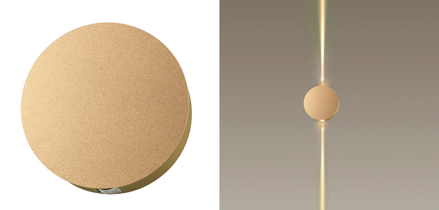 Спот Jedi Beam Sconce Circle gold Спот Jedi Beam Sconce Circle gold - Loft-Concept во Владивостоке